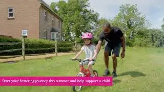 Learning to ride a bike | #fosteringmemories