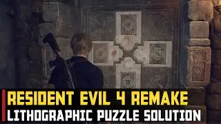 Lithographic Stone Puzzle | Resident Evil 4 Remake