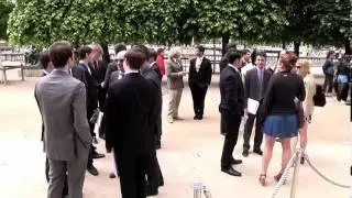 Les laur&eacute;ats am&eacute;ricains du concours rh&eacute;torique du trait&eacute; de l 'Elys&eacute;e.