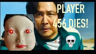 PLAYER 456 GIHUN DIES IN RED LIGHT GREEN LIGHT SQUID GAME FUNNY EDIT YTP #squidgame #funny #ytp 