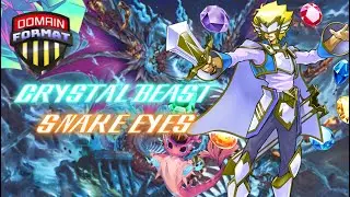 CRYSTAL PEAK! Crystal Beast Snake-Eyes Deck Profile! (Domain Format)