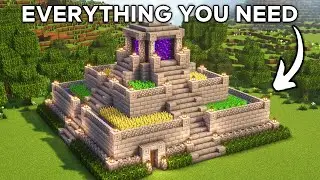 Minecraft: How to Build a Survival Temple | Tutorial🏛️