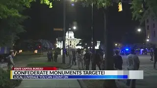 Confederate statues across the state taken down, vandalized