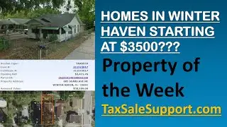 Homes in Winter Haven FL starting at $3500???  Properties of the Week