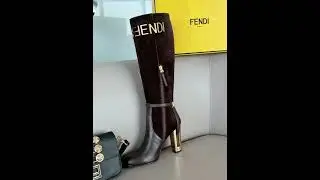 Fendi Delfina HighHeeled Boots