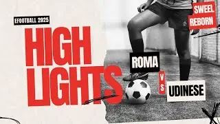 AS Roma VS Udinese Highlights|| #efootball2025 #barella #dybala #italian #football #highlights