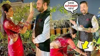 Shilpa Shetty's KarwaChauth 2019 Celibration ShowsHer Unbelivable L0VE-N-RESPECT 4 Husbnd Raj Kundra