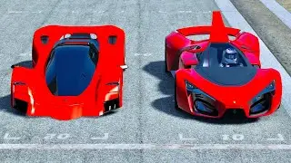 Ferrari Marte 2050 Concept vs Ferrari F80 Concept - Old Monza