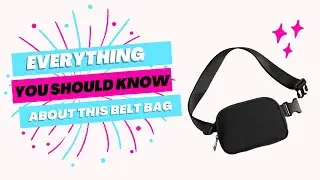 Amazon Belt Bag Overview and Comparison to Lululemon #commissionearned #amazoninfluencer #shoppable