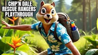 Chip'n Dale Rescue Rangers playthrough (NES)