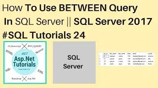 How to use BETWEEN  query in sql server 2017 || 