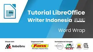 Tutorial LibreOffice Writer Indonesia - Word Wrap