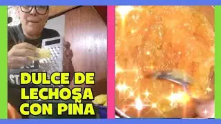 Dulce de lechosa con piña