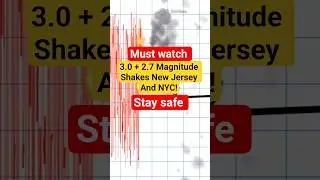 NJ earthquake update | 3.0 Magnitude Hits New Jersey  #usanewstoday #news #trump #breakingnews #live