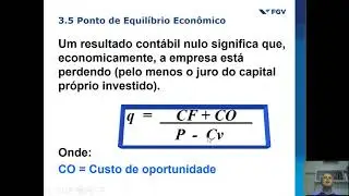 Ponto de equilibrio PEC PEE PEF