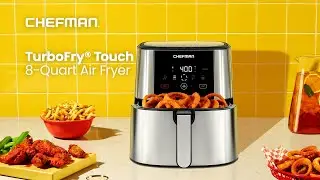 Аэрофритюрница Chefman TurboFry&reg; Touch XL, 8 кварт, семейный размер | Аэрофритюрница TurboFry Tou...
