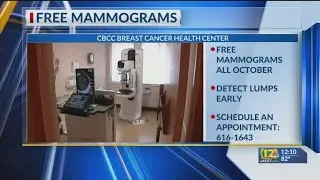 CBCC offering free mammograms for Breast Cancer Awareness Month