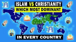 ISLAM vs CHRISTIANITY: Which Religion Dominates Every Country?