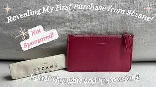 S&eacute;zane Reveal & Honest 1st Impressions of Leather Craftsmanship-SLS-Alfred Card Case NOT SPONSORED