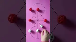 6 Beads Gutti Game | Traditional Head-to-Head Clash #6Beads #miniclashgames #games #boardgame