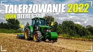 Talerzowanie Ścierniska 😆|John Deere 6420 W Akcji!🔥|Agro Wilk Games