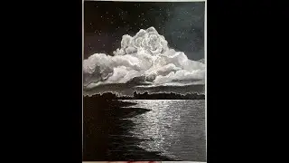 (739) 🌩️ STORM CLOUDS 🌩️ Mixed Media on Paper with Sandra Lett 073021