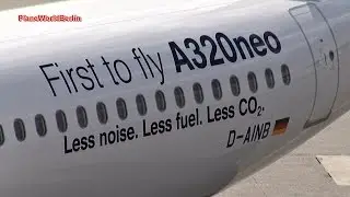 2nd Lufthansa Airbus A320neo [D-AINB] landing in Berlin-Tegel