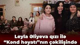 Leyla Əliyeva qızı ilə qusarlı aşpazın QONAĞI OLDU