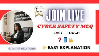 🔴 LIVE | Cyber Safety MCQ Test | Cyber Crime & Online Safety | Easy to Tough Questions