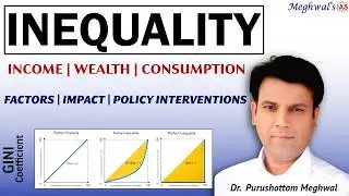 INEQUALITY:Income, Wealth&Consumption|Reasons|Gini Index|Lorenz Curve| Policy Interventions|UPSC GS3