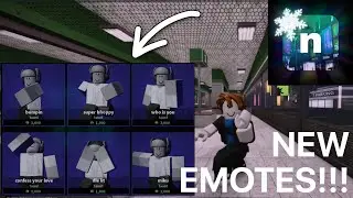 All emotes added in the Christmas update of Nico's Nextbots