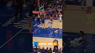 Jericho Sims with the monster #dunk #knicks #nba #basketballshorts #jerichosims