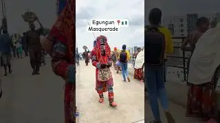 Yoruba Masquerade Egungun Out On The Street In Lagos @africanstoryteller  #africanspirit #egungun