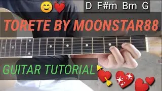 Torete (MOONSTAR88) - Guitar Tutorial | 4 CHORDS ONLY