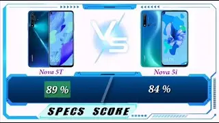 HUAWEI NOVA 5T VS HUAWEI NOVA 5I Specs Comparison