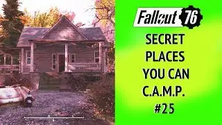 Fallout 76 Secret Places you can CAMP #25 near Nuka Cola Plant