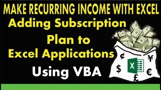 Make  Recurring Income With Excel