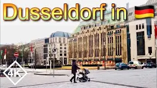 [4K] Walking in D&uuml;sseldorf City, Germany - Cloudy Day / Jan. 2020