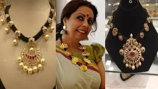 Latest Black Dori Necklace Designs|| Beautiful Black Thread Gold And Diamond Necklace