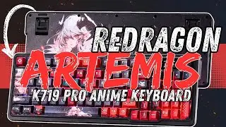 Redragon ARTEMIS K719 PRO Anime Keyboard | Honest Review 🖤✨ #redragon #anime #ignara