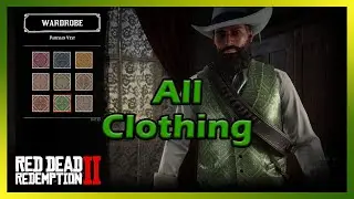 Red Dead Redemption 2 - All Clothing Full Customization 100% Complete Showcase