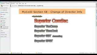 Superior ComSec - MyCoID - Section 58 (Change Director Info)