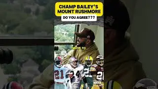Champ Bailey&rsquo;s Mount Rushmore of NFL cornerbacks!!! #nfl