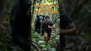 What Do You Know About Black Bears? 3 Black Bear Facts In 30 Seconds #Shorts