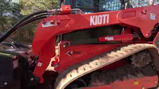 🔵 SSKRT130 Мульчер лесной OSMA на мини погрузчике KIOTI TL750