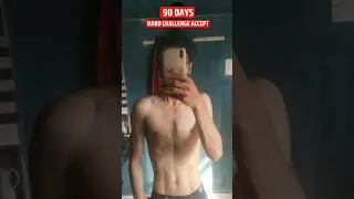 90 Days Hard Challenge Accept🔥🔥 | Day 1/90 #challenge #90dayschallenge #gym #fitness  #gymlover #yt