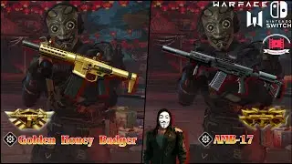 Warface Golden Honey Badger / AMB-17 - Nintendo Switch #warface #nintendoswitch