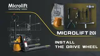 T20i - Install driving wheel- How to Install the drive unit to the chassis