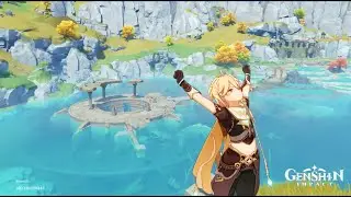 Liyue Luhua Pool Puzzle and Quest! Free Primogems Guide :)
