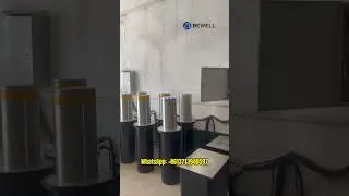 Bewell Crash Rated Road Hydraulic Automatic Retractable Bollard for Parking Stop#RisingBollard